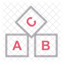 Abc Bloquear Reproduzir Ícone