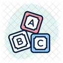 Alfabeto Blocos Abc Ícone