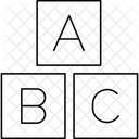 Blocos de aprendizagem para crianças  Ícone