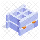 Blocos de concreto  Ícone