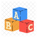 Blocos De Alfabeto Ícone