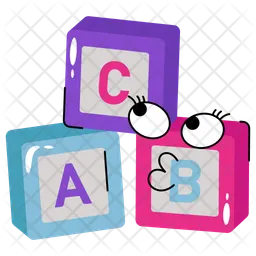 Blocs alphabétiques  Icône