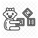Blocs de bébé  Icône