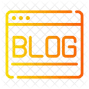 Blog Marketing Content Icon