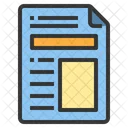 Document Blog Article Icon