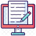 Blog Web Content Article Icon