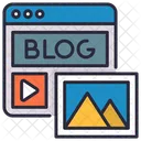 Article Blog Flowchart Icon