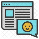 Blog Commenting Seo Icon