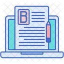 Blog Writing Blog Write Icon