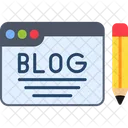 Blog Online Internet Icon