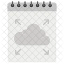 Blog Cloud Cloud Inhalte Cloud Dienste Symbol