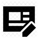 Redação de blog  Ícone