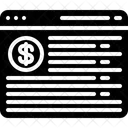 Blog financeiro  Ícone