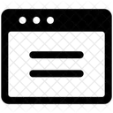 Window Website Webpage Icon