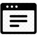 Window Website Webpage Icon
