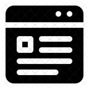 Blog Website Web Icon