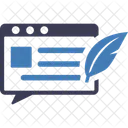 Blog Blogging Article Icon