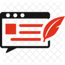 Blog Blogging Article Icon