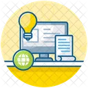 Blog Idea Web Content Online Journal Icon
