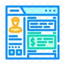Blog Monetisation Argent Icône
