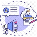 Blog Post Writing Icon