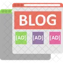 Blog Site Blog Verwaltung Bloggen Symbol