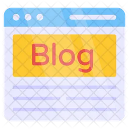 Site do blog  Icon