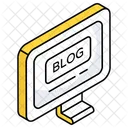 Blog web  Icono