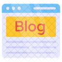 Blog Website  Icon