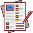 Blog writing  Icon