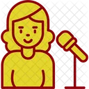 Blogger Host Microphone Icon