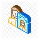 Blogger Woman Job Icon