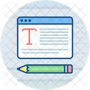 Blogging Compose Pencil Icon