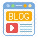 Blogging  Symbol