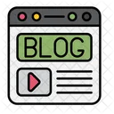 Blog Content Blogger Icon