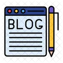Blog Content Blogger Icon