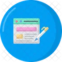 Blogging Article Copywriting Icon