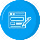 Blogging Blog Content Icon