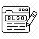Blogging  Icon