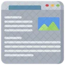 Blogging Writing Pastime Icon