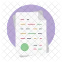 Content Writing Blogging Document Icon