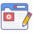 Blogging Blog Content Icon