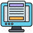 Blogging  Icône