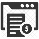 Blogging payment  Icon