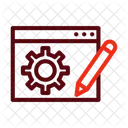 Blogging Service Social Blog Writer Icon