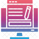 Blogs Articulo Blog Icono