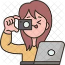Blogueira feminina  Ícone