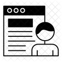 Blogueur  Icône