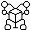 Blockchain Decentralized Ledger Icon