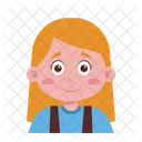 Blonde Girl  Icon